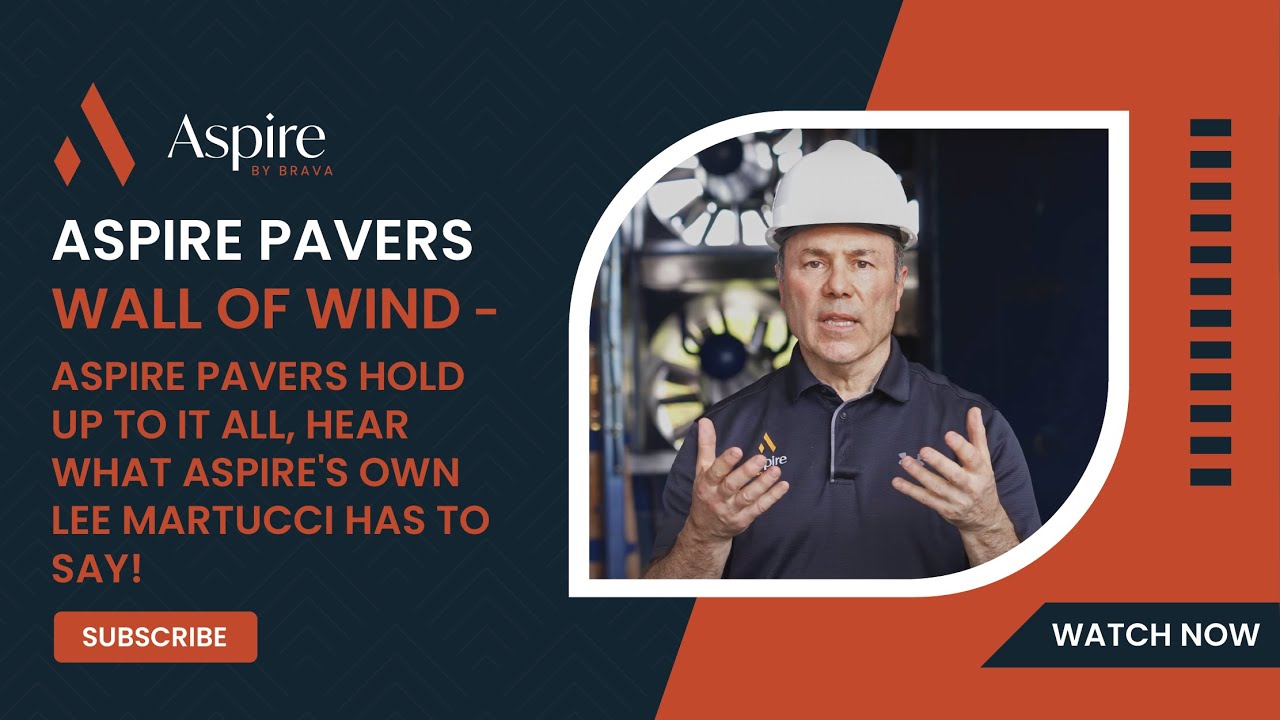 Aspire Pavers hold up to it all, hear what Aspire's own Lee Martucci has to say!