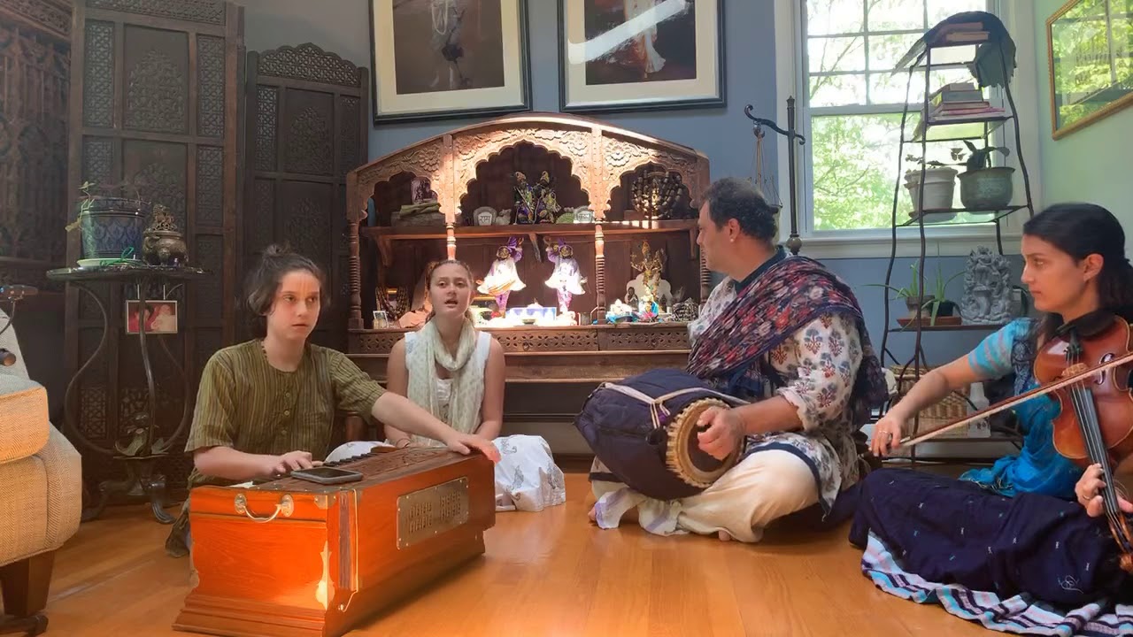 Gaura Vani & Family - Live Kirtan For ISKCON Metpally - Gaura Vani Official