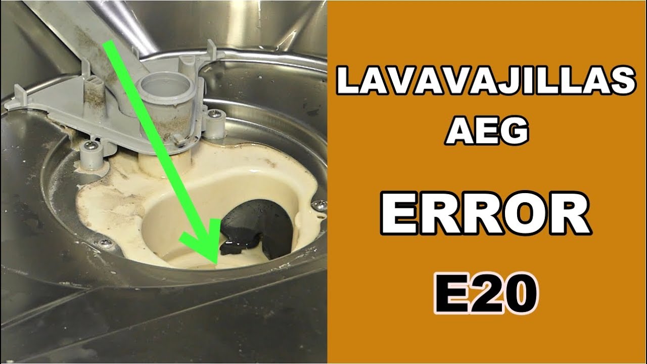 👉 ERROR E20 F20 LAVAVAJILLAS AEG..¿Que le pasa?