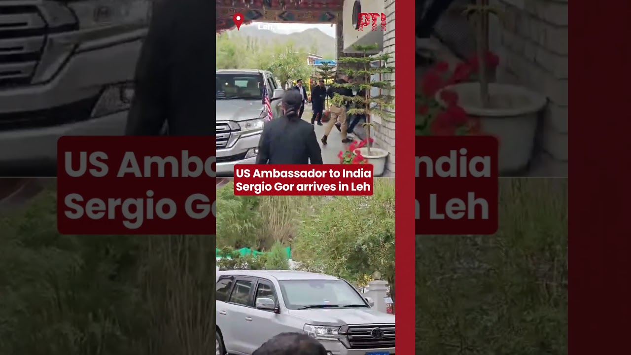 US Ambassador to India Sergio Gor arrives in Leh