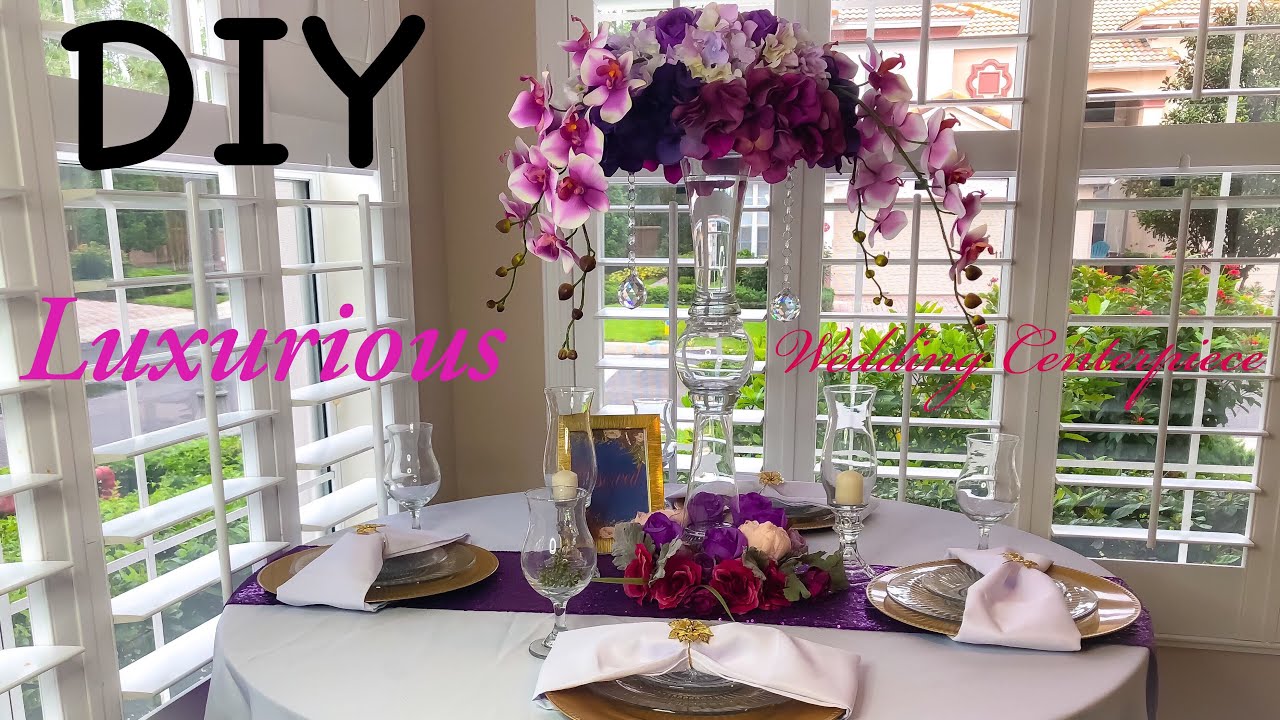 DIY Dollar Tree Luxurious Wedding Centerpiece | 24