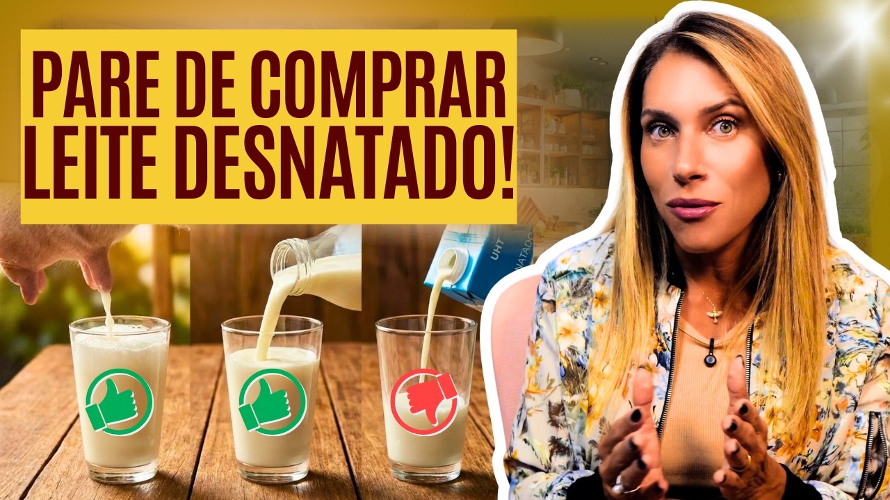TUDO SOBRE O LEITE! Por Que o INTEGRAL Faz Mais Sentido do Que o DESNATADO | Lua Ferrari Nutri