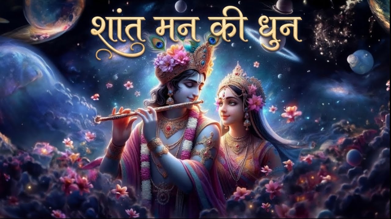 राधा कृष्ण बाँसुरी ध्यान संगीत | तनाव व दर्द से मुक्ति | Meditation Music | StressReliefMusic