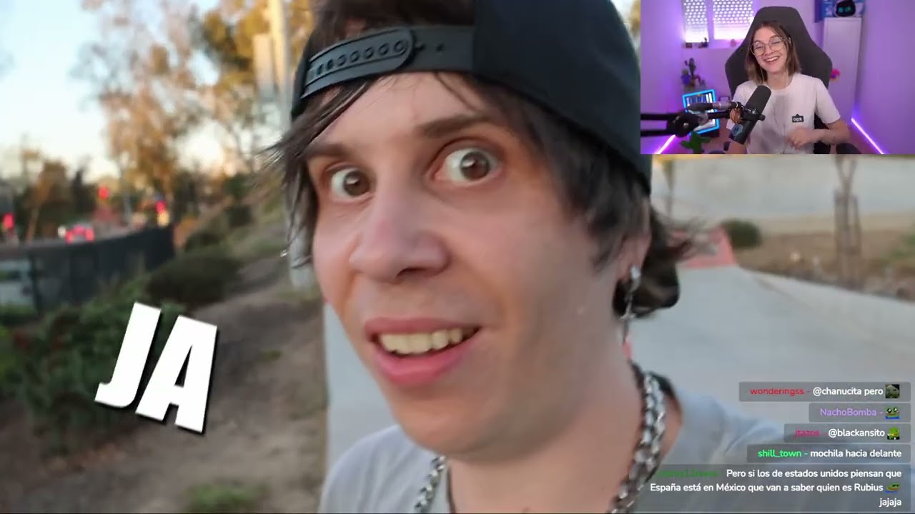 REACCION RUBIUS HACE SKATE CON TONY HAWK - ELRUBIUS