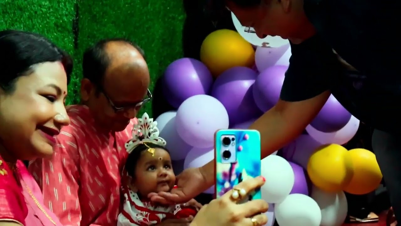 দাদাই এর বাড়িতে ভাত খেয়ে রাই এর দাদুভাত সম্পূর্ণ হলো♥️🍚❤️