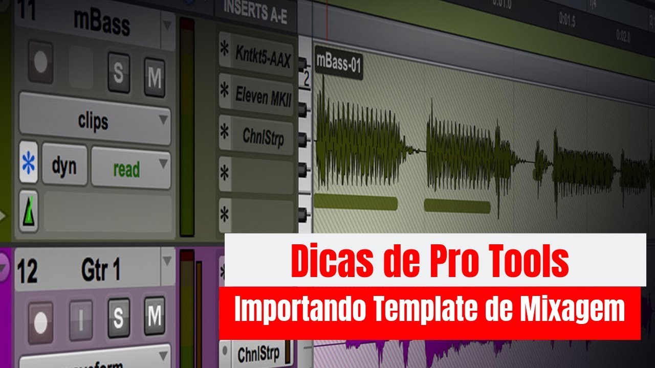 Dica de Pro Tools #3 - Importando Template De mixagem