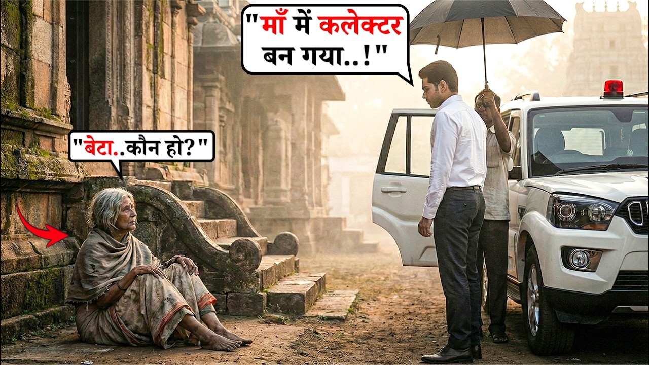 10 साल बाद कलेक्टर अपनी माँ से मिला...जिसने उसे बचपन में घर से निकाल दिया था!😱