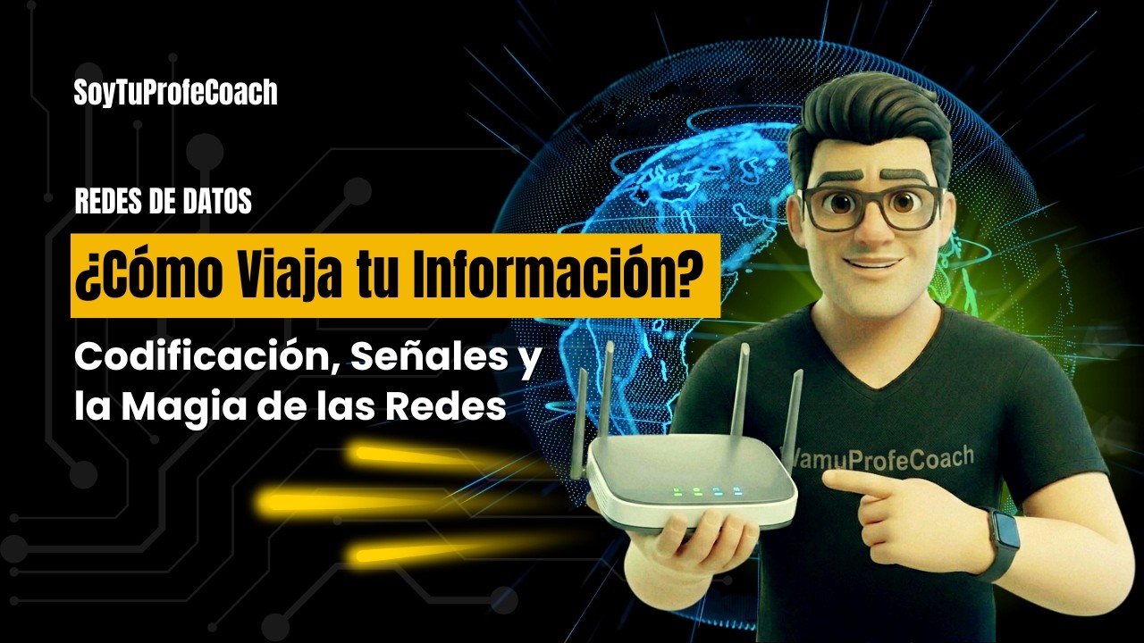 🚀¿Cómo Viaja tu Información? Codificación, Señales y la Magia de las Redes.