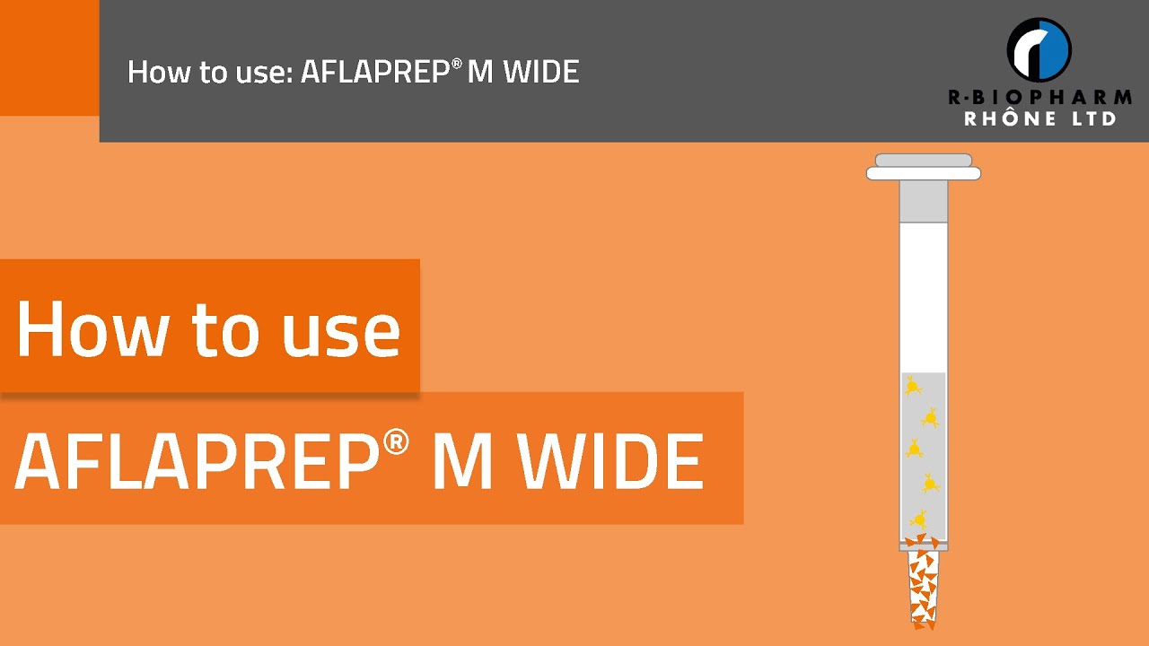 How to use our ALAPREP® M WIDE immunoaffinity columns