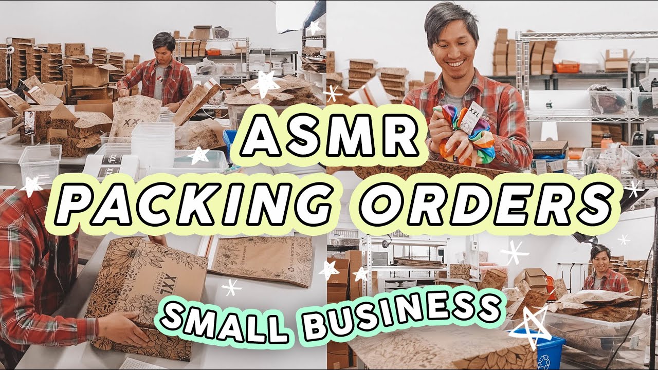 Studio Vlog #90 | ASMR PACKING ORDERS SMALL BUSINESS ✨ Pack With My Older Bro John! #familybusiness
