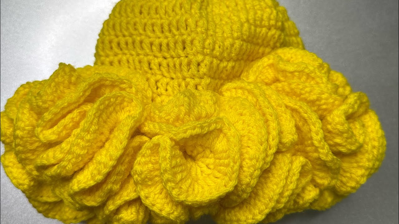 Vin aprann  fè bonnet crochet 🧶pati 1 
