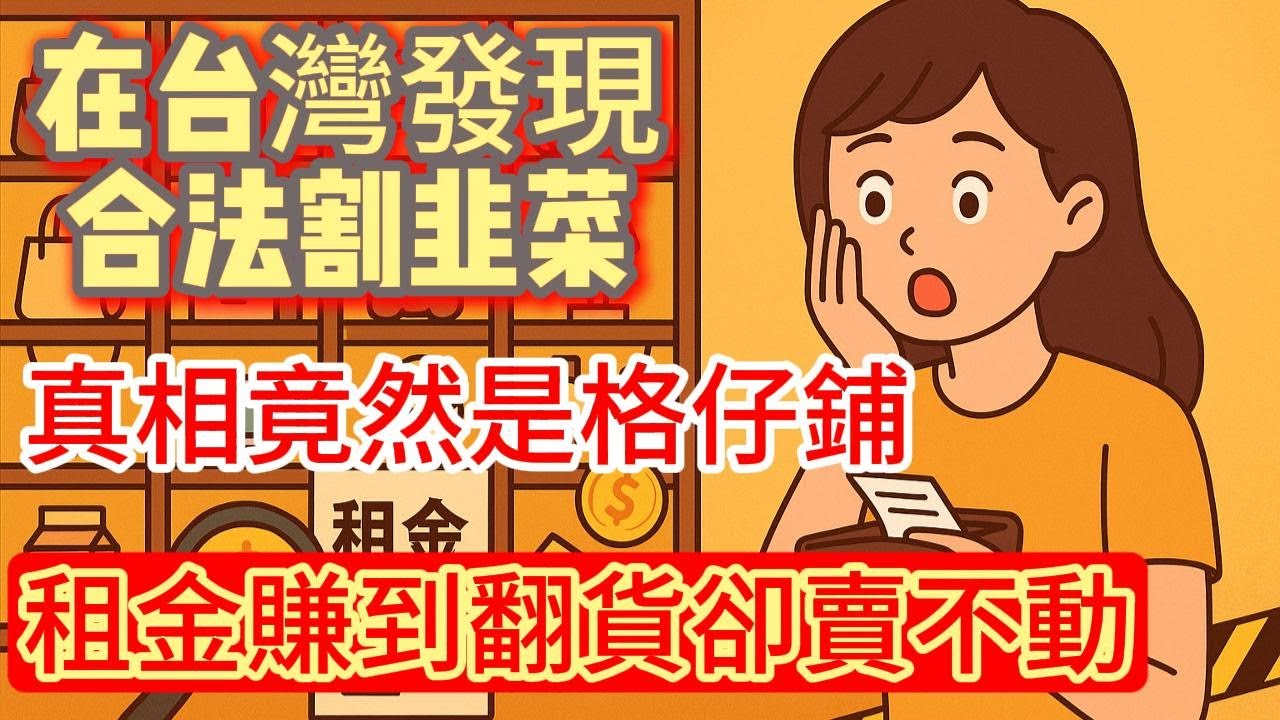 在台灣發現合法割韭菜？真相竟然是格仔鋪！香港人初來乍到的創業夢，差點變成收割現場小心！這些格仔鋪套路讓你心甘情願被「收割」#在台港人#港台文化差異#台灣文化#在台港人#港台文化差異#台灣文化