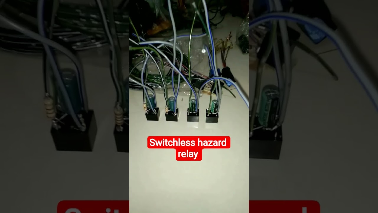 Switchless hazard relay #switchles #hondaclick125 #motorcycle