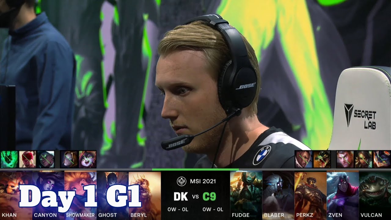 DK vs C9 - Day 1 LoL MSI 2021 Group C | Cloud 9 vs Damwon Kia full game