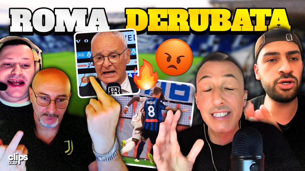 ATALANTA-ROMA 2-1 |🤬I GIALLOROSSI INFURIATI! 