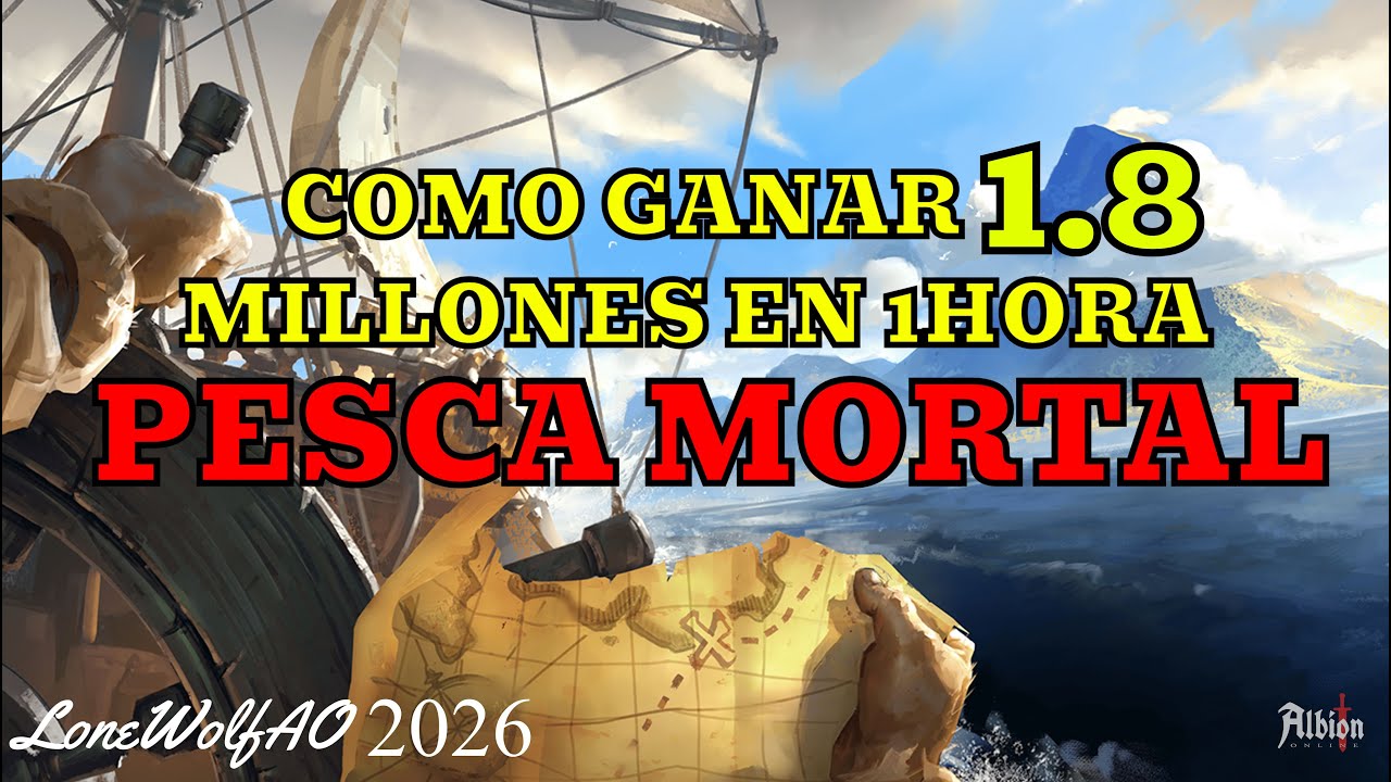 “Albion Online: Guía #1 de Pesca en Zona Negra  Gana 1.8M Plata/Hora 2026” 