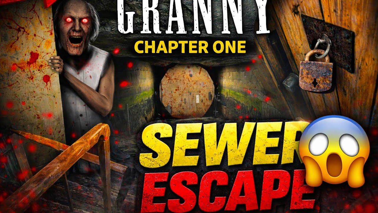 Granny sewer escape is not easy 😱 granny chapter one sewer escape gameplay |mehfuz gamer |granny 