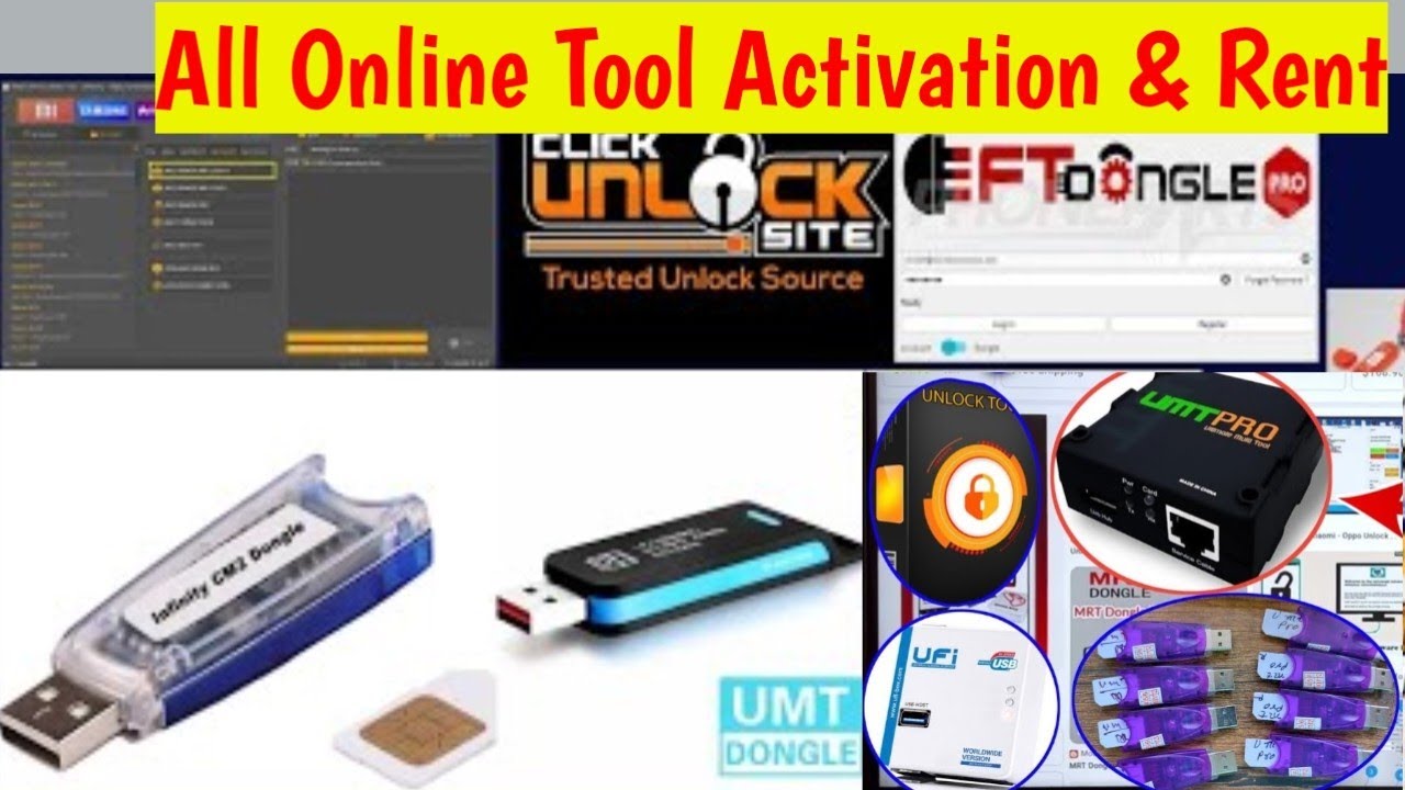 Rent Unlocktool, Pandora TFM Chimera CM2 DFT Tools Online Activation Best Price