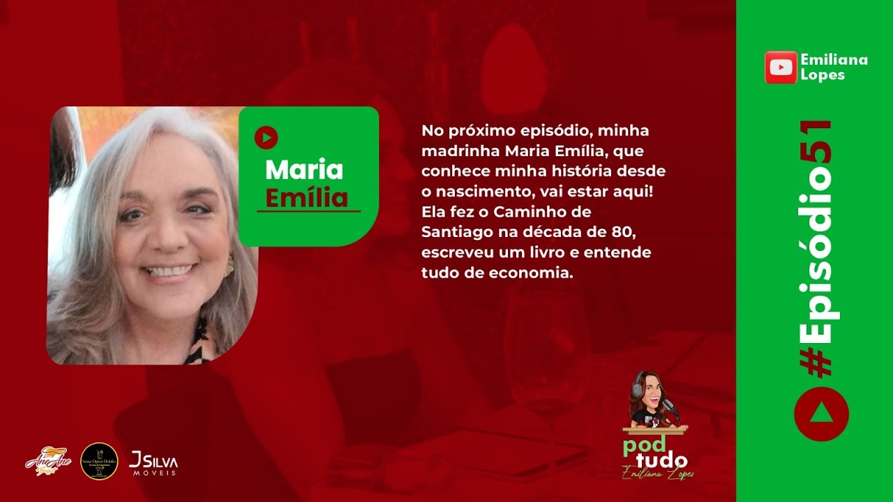 🎙️ UMA CONVERSA CHEIA DE HISTÓRIAS, FÉ E SABEDORIA COM MINHA MADRINHA MARIA EMÍLIA NO PODTUDO! ✨