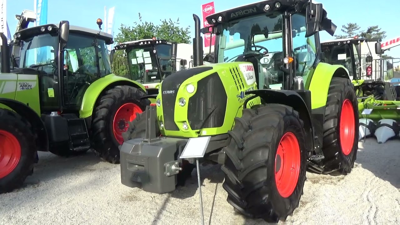CLAAS ARION 550 Tractor walkaround