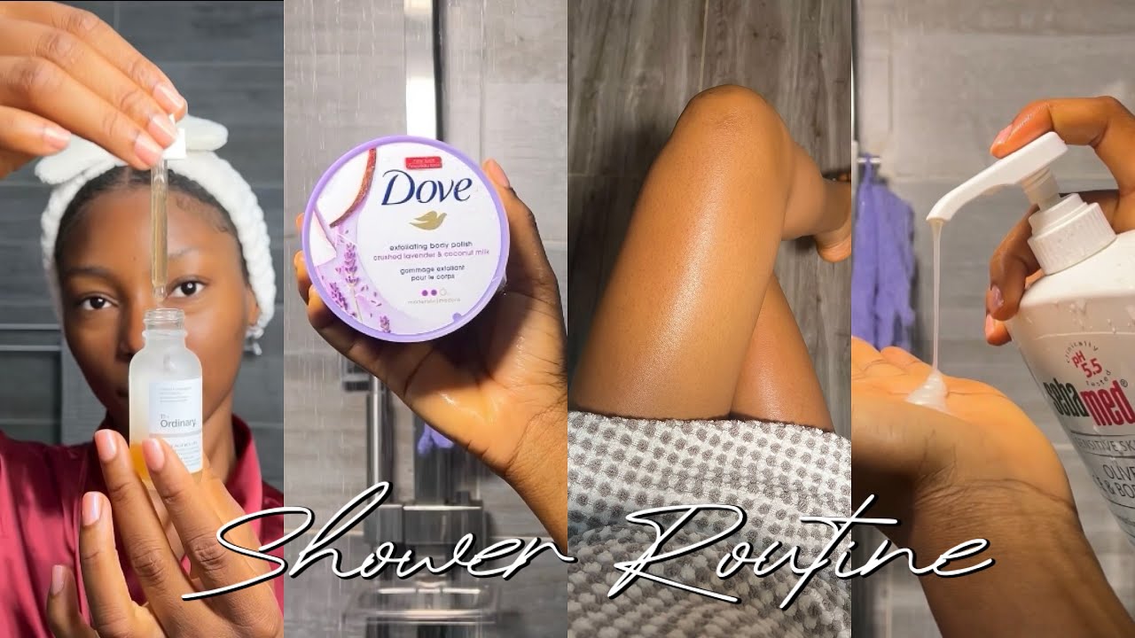 NIGHT TIME SHOWER ROUTINE | body + skin care, oral hygiene
