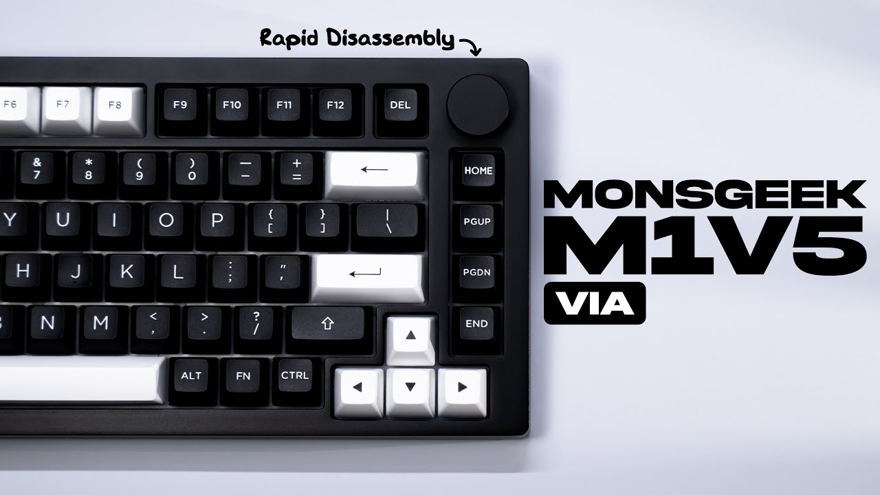 MonsGeek M1 V5 VIA Review - Mods Teardown & Sound Test