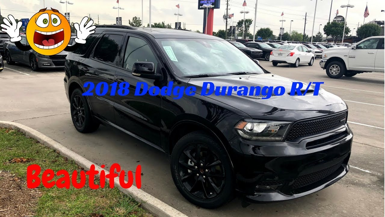 Обратите внимание на этот Dodge Durango R/T BlackTop AWD 2018 года выпуска!!!!! ЕДИНСТВЕННЫЙ В СВ...