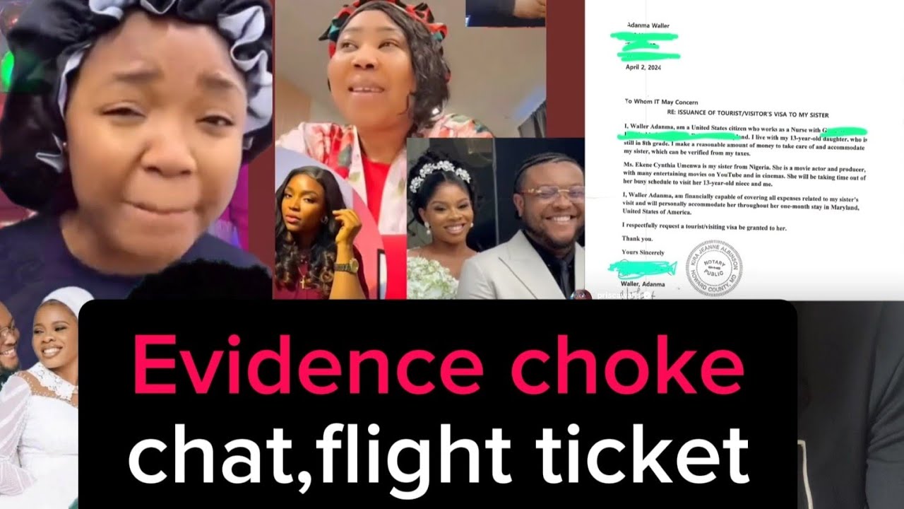The woman who helped Ekene Umenwa in America release evidence,chat,and flight ticket