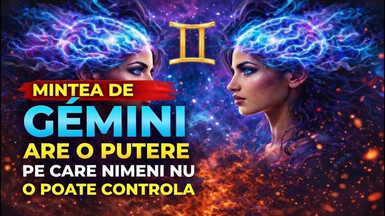MINTEA GEMENILOR ♊ — DE CE NIMENI NU-I POATE PREVEDE ⚡ PUTERE MENTALĂ NEBUNĂ