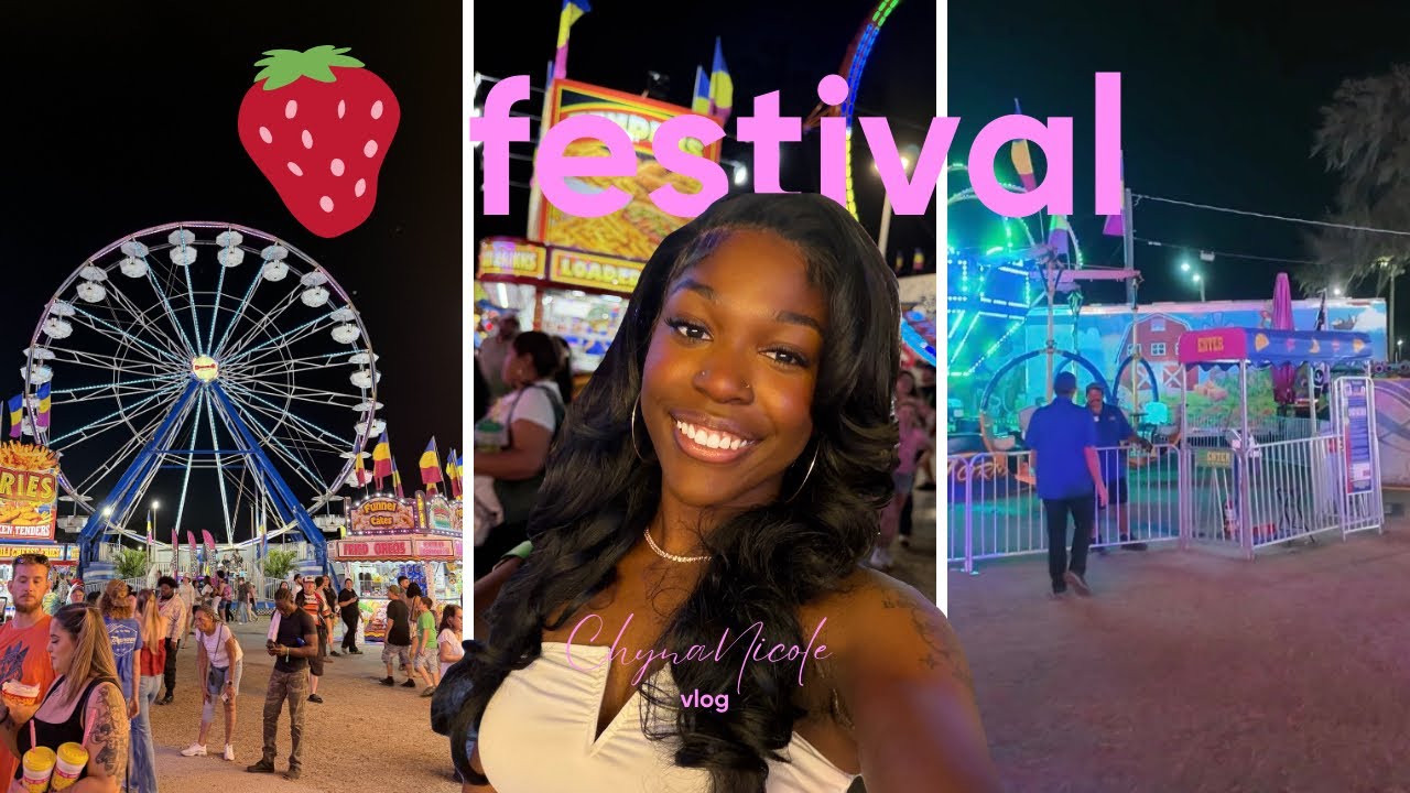 strawberry festival vlog🍓