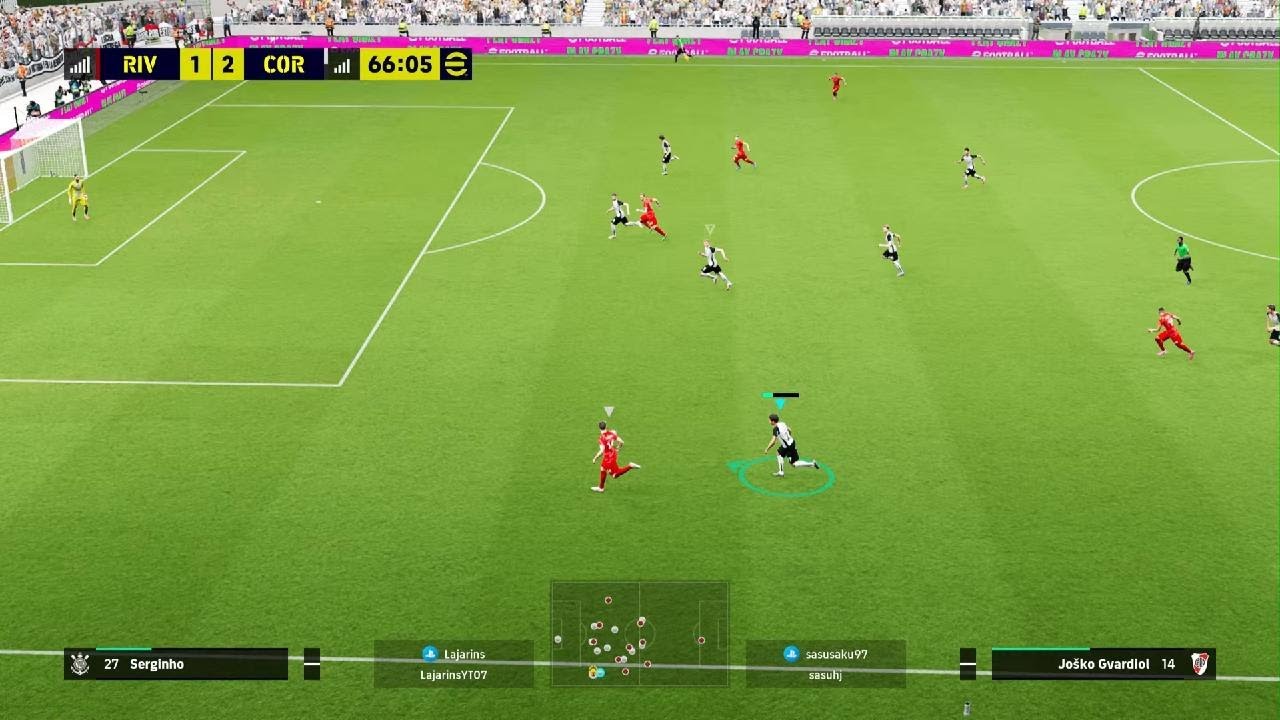 eFootball 2 Gols seguidos