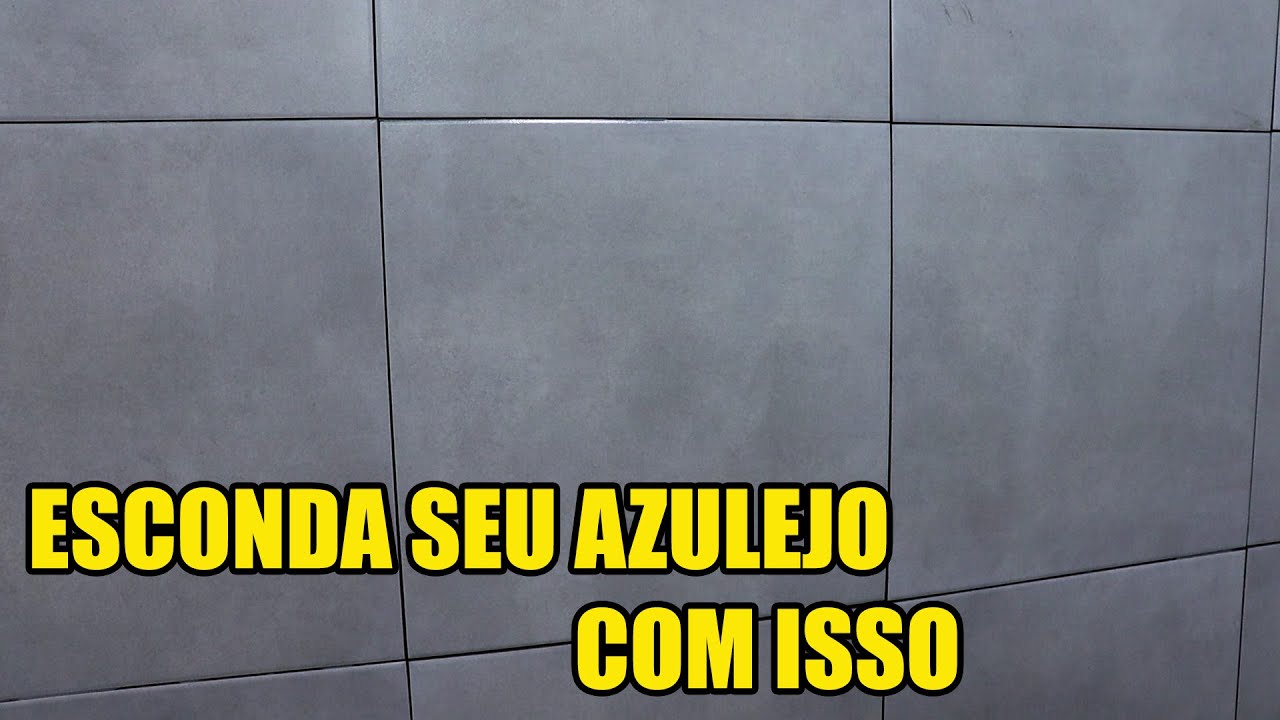 Como Esconder o AZULEJO VELHO Sem QUEBRAR NADA