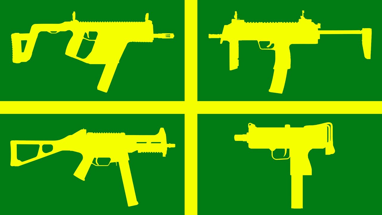 TOP 10 Most Popular SMGs in Video Games