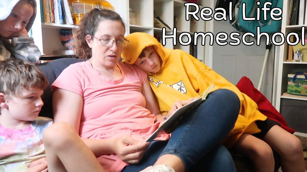 Real Homeschool Day in the Life | Large Family Homeschooling