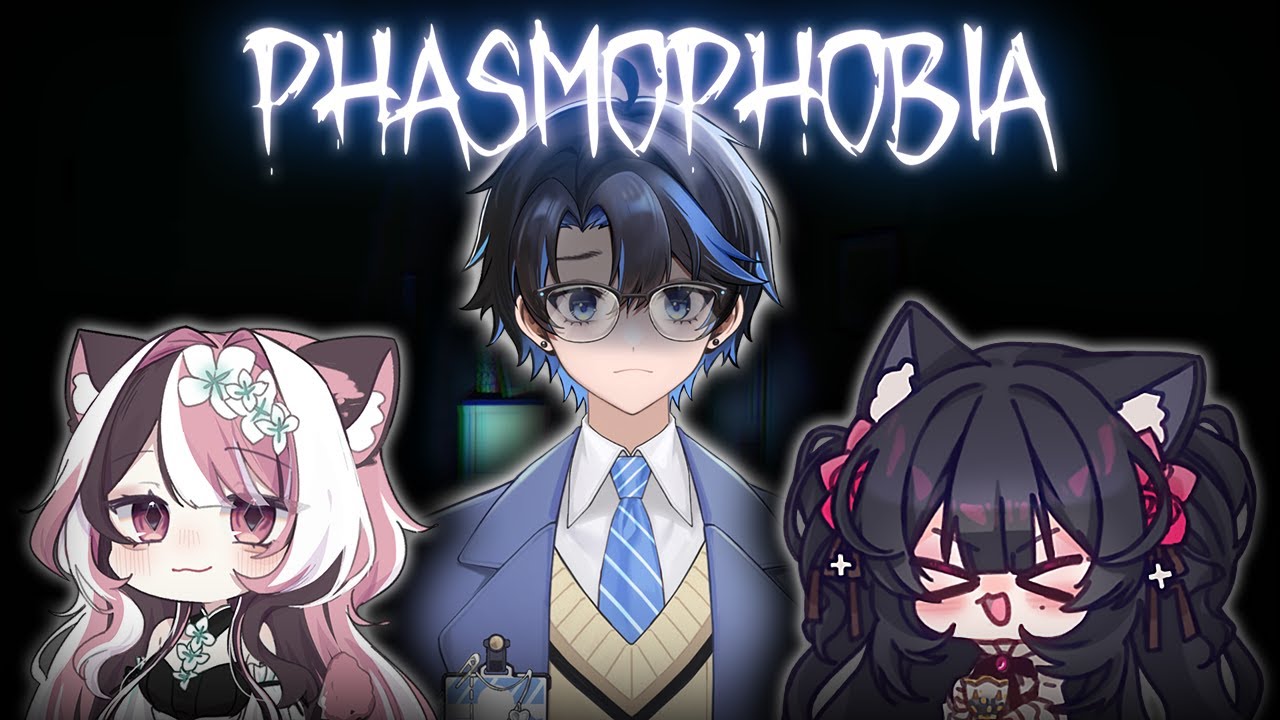 [Phasmophobia] Another day at Ghost Hunting! ft. @Seuvt & @Hephelia