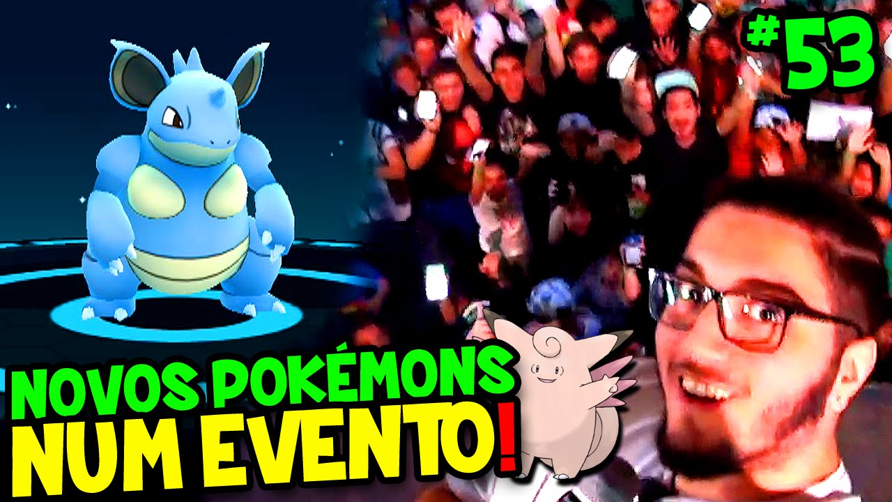 POKÉMON GO #53 - CONSEGUI NOVOS POKÉMONS NUM EVENTO !