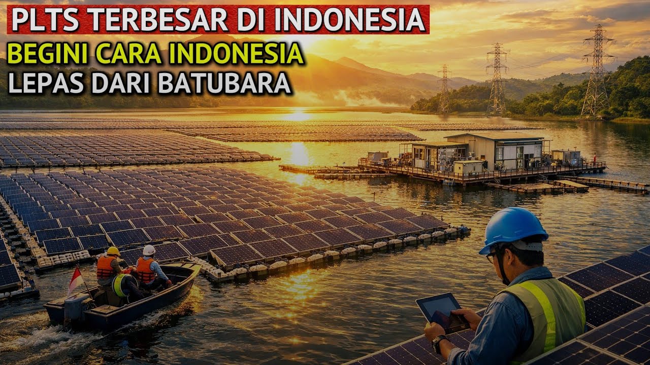 PLTS Terbesar Ketiga di Dunia Ada di Indonesia‼️ Di Atas Air, Masa Depan Bangsa Sedang Dinyalakan