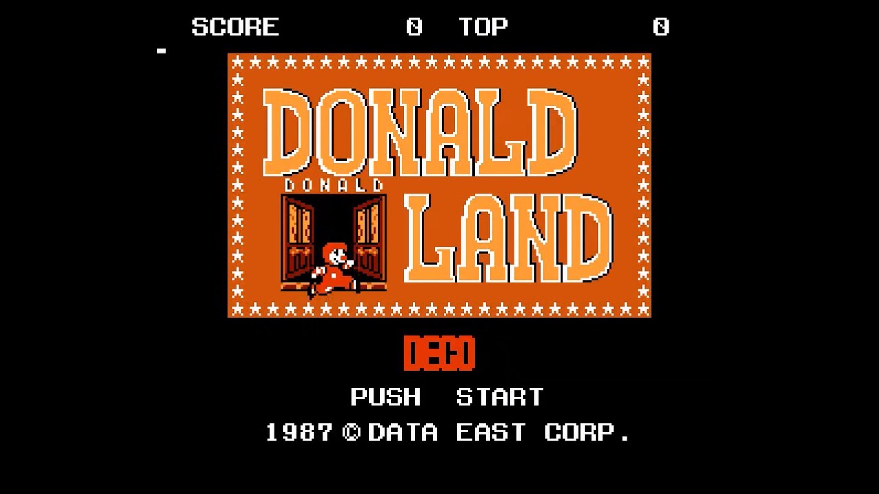 NES Longplay [1015] Donald Land (JP)