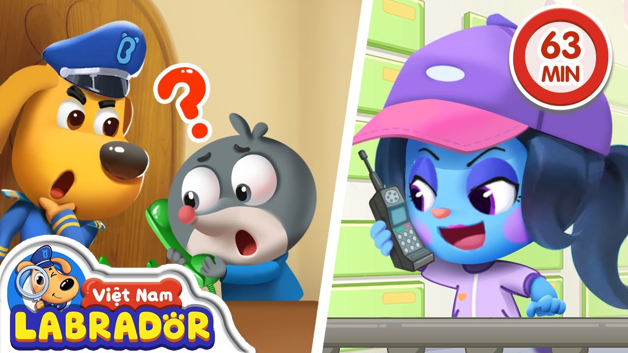 📞 Cuộc gọi khẩn cấp từ gia đình | Hoạt hình thiếu nhi 👮 Cảnh sát trưởng Labrador Vietnam 🚔