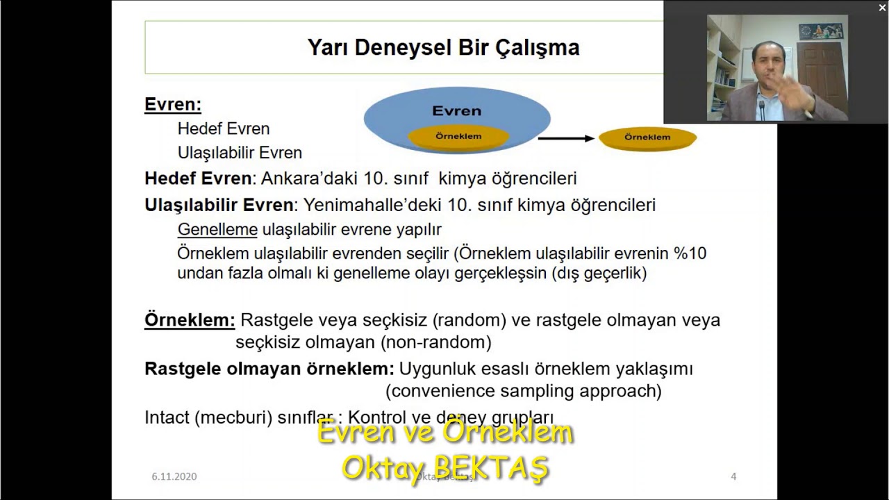 Nicel Araştırmalarda Evren ve Örneklem