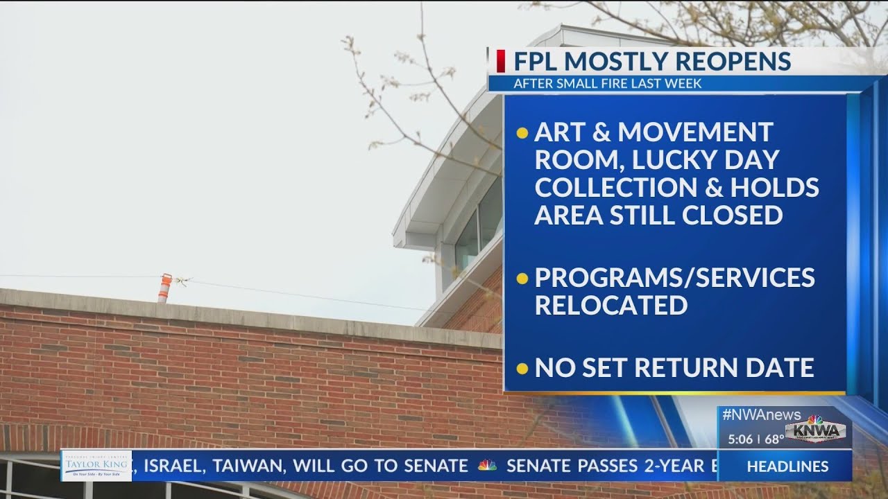 Fayetteville Public Library mostly reopens