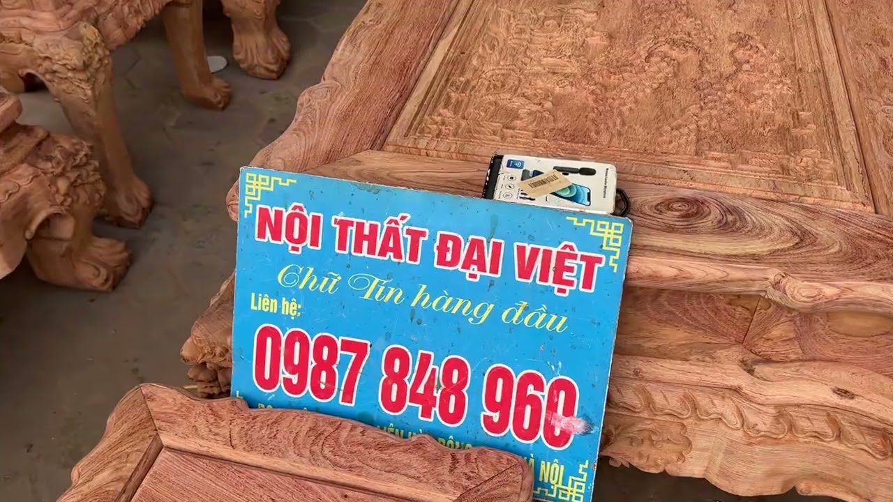 Minh quốc đào chim tay 12 chân 14 gỗ hương đá