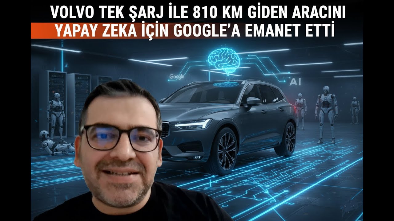 Yapay Zeka Tarafından Ele Geçirilmiş Araba Volvo EX60, Evet Tarafından! 810Km Menzil!