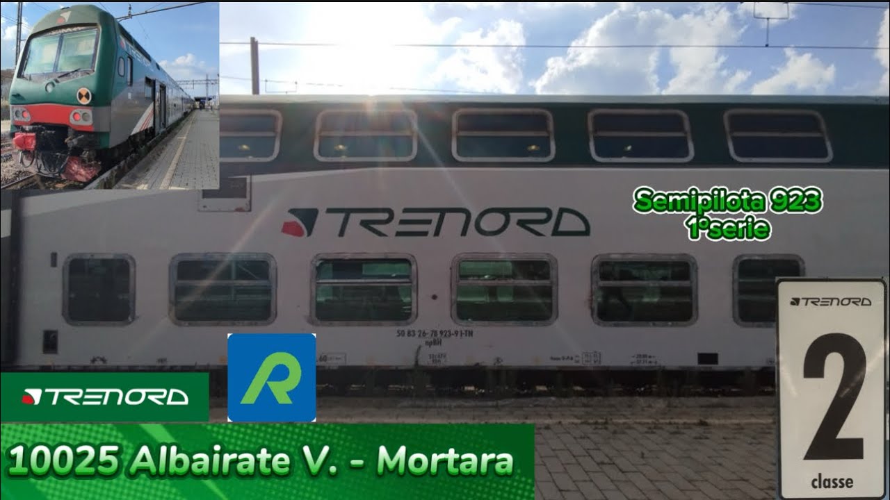 🚉🔊 ANNUNCI e VIVALTO per MI P. GENOVA. Vivalto sulla 🟢 R31 da ALBAIRATE VERMEZZO a MORTARA