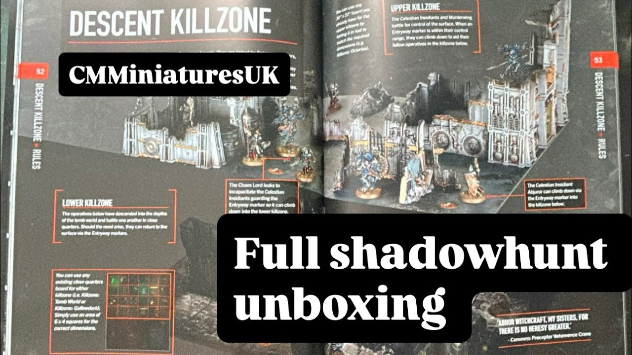 CMMiniatures unboxing shadowhunt killteam expansion 2026 