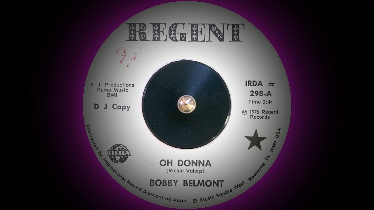 HQ Bobby Belmont - Oh Donna HQ HD