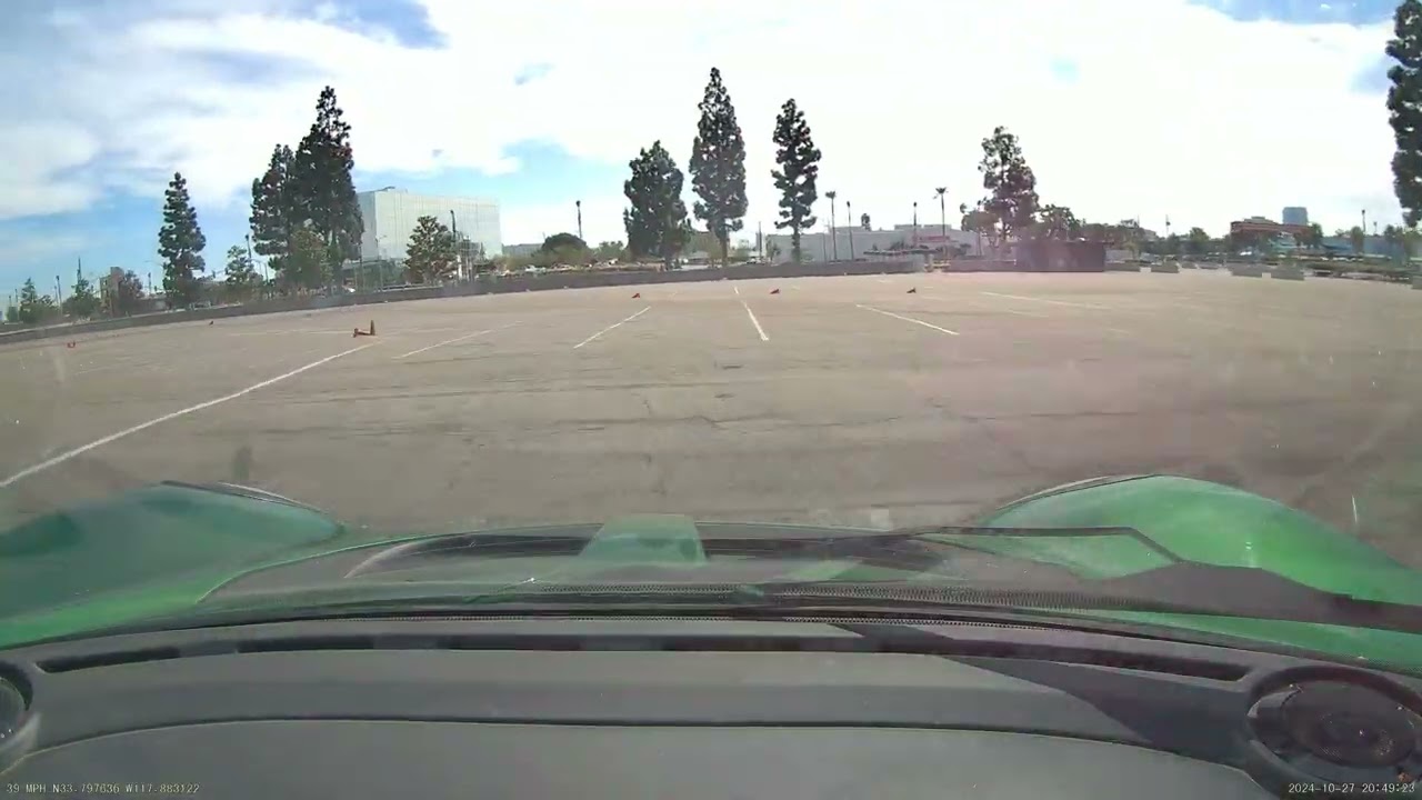 Lotus Elise Autocross - Corner Exit October '24 @ Angel Stadium