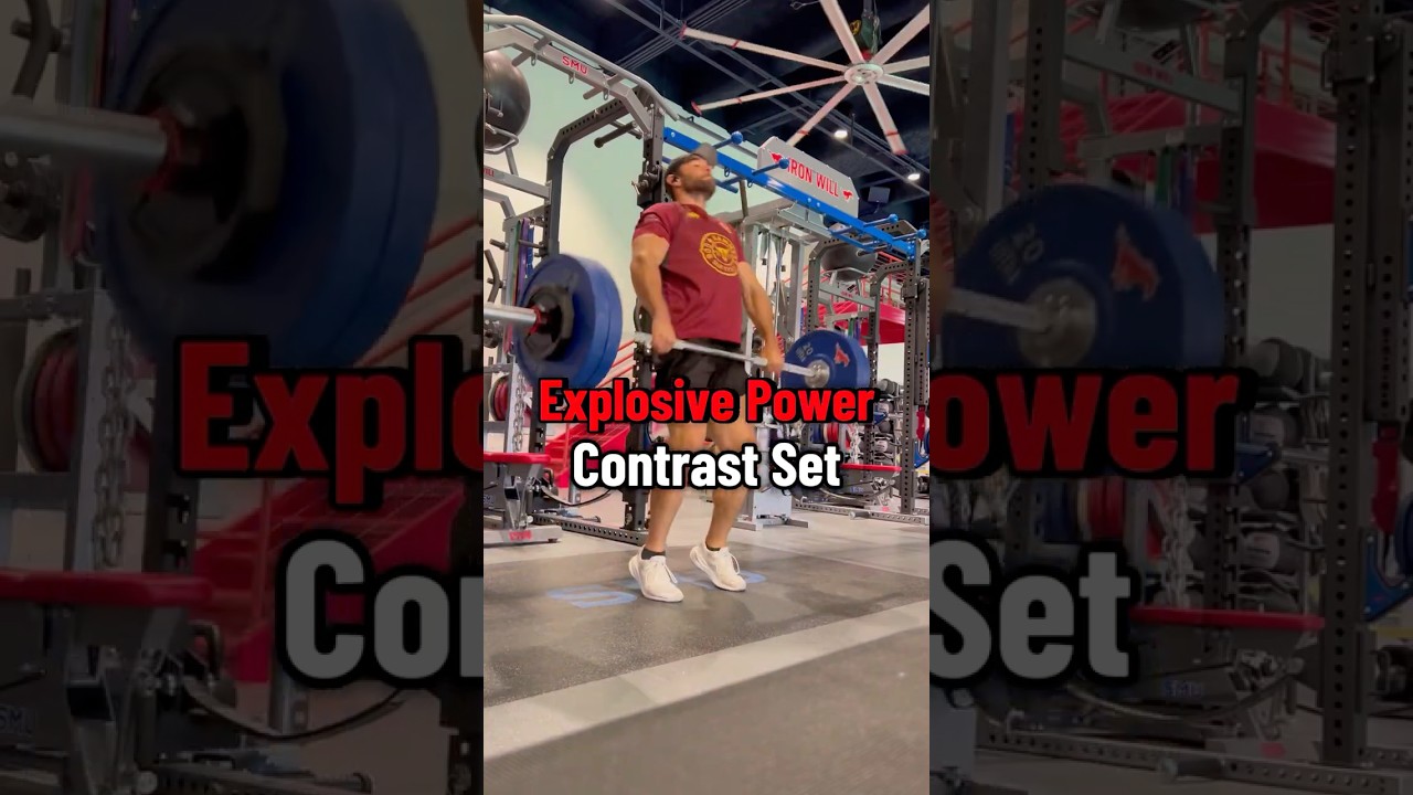 2 contrast sets for explosive power #strengthandconditioning