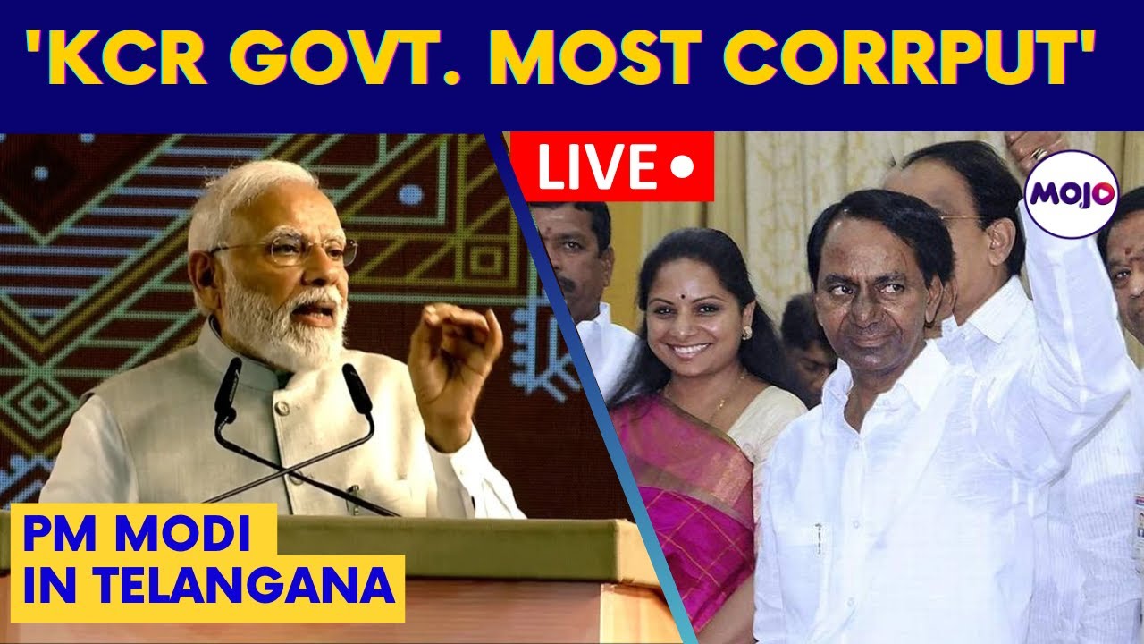 "KCR's family drowned in scams, all they do is abuse me& BJP" | PM Modi snipes at TRS Chief