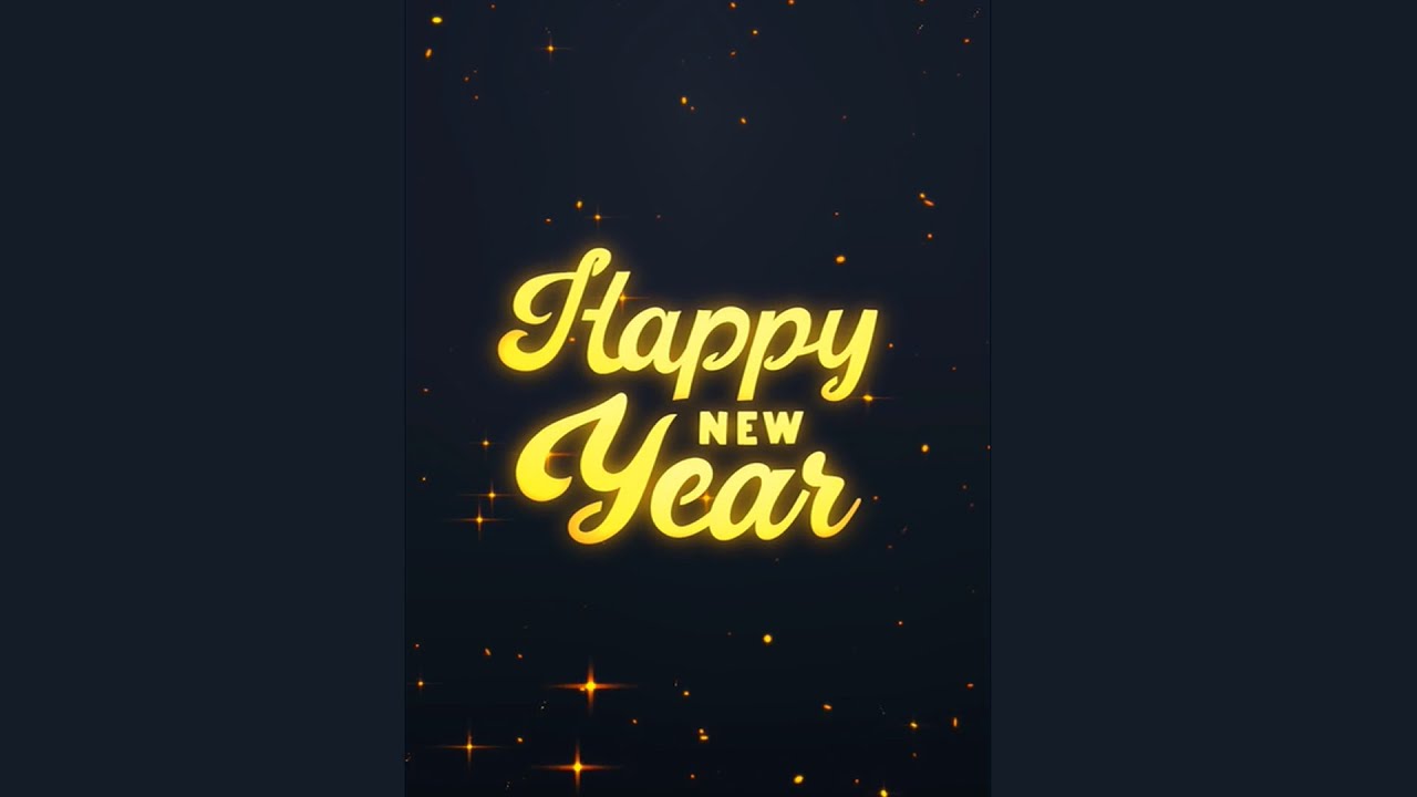 After Effect- Motion Graphics Video | New Year Greetings | Text Animation